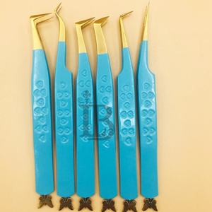 แหนบต่อขนตาแบบใหม่ ดีไซน์ผีเสื้อ สีทอง แหนบต่อขนตาแบบมิงค์ แหนบสีฟ้า แหนบสแตนเลส สไตล์สั่งทำ คุณภาพสูงสุด - Product Image 2