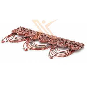 Frange décorative en fil métallique pour vêtements - Couleurs et tailles personnalisables, accessoires vestimentaires de haute qualité pour projets de couture et costumes - Product Image 4