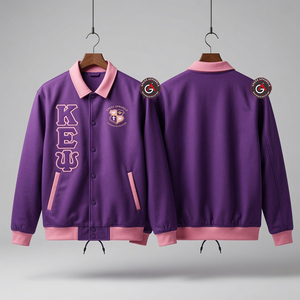 Kapa Epsilon Psi Sororirty Broderie Femmes Entraîneurs Vestes | KEY Sorority Brodé Dames Style Personnalisé Ligne veste - Product Image 5
