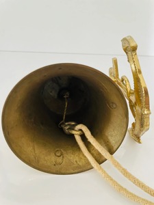 Hermosa Campana de Latón con Toque Artístico, Campana de Latón Premium Ideal para Decoración Náutica del Hogar, para Colgar en la Pared, Puerta y Exteriores - Product Image 6