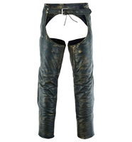 Samroz Sports - Chaps en cuir personnalisés pour hommes - Qualité supérieure, entièrement doublés, poche à monnaie, pour motards, logo personnalisé, noir, marron