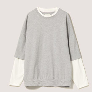เสื้อยืดโอเวอร์ไซส์สไตล์เลเยอร์ แขนยาวลำลอง ใส่ได้ทุกวัน แฟชั่นทันสมัย แห้งเร็ว ระบายอากาศดี เหมาะสำหรับกิจกรรมกลางแจ้ง รับผลิตตามสั่ง ขายส่ง - Product Image 3