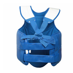 Protège-poitrine de boxe en cuir véritable respirant, personnalisable (logo, couleur, taille) pour l'entraînement MMA et Kickboxing 2026 - Product Image 3