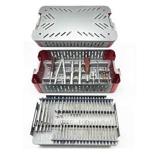 Kit de 56 Piezas de Instrumentos Ortopédicos, Extractor de Tornillos Quirúrgicos, Kit de Extracción de Tornillos Rotos, Acero Inoxidable, de Dentavex - Product Image 1