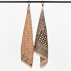 Bandana carré en coton fait main, imprimé au bloc, pour femme, idéal pour les voyages, couvre-tête et cou, style Bagru imprimé, vente en gros - Product Image 2