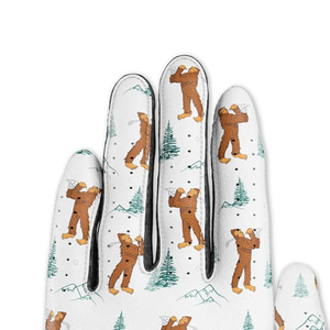 ถุงมือกอล์ฟมือขวา ลายหมีขาว หนัง PU กันลื่น กันลม ปิดด้วยตะขอและห่วง สำหรับทุกเพศ กีฬากลางแจ้ง - Product Image 5