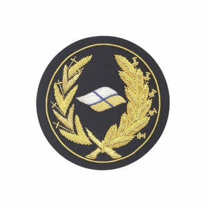 Parches Bordados a Mano Personalizados OEM ODM con Hilo Metálico para Uniformes de Ceremonia - Product Image 3