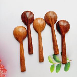 Mini cuillère à épices en bois de rose avec Logo personnalisé, vente en gros, service d'assaisonnement fabriqué au Vietnam, haute qualité - Product Image 4