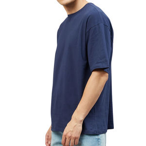 T-shirt personnalisé avec logo, couleur unie, vente en gros, haute qualité, t-shirt streetwear personnalisé premium, marque de mode de haute qualité - Product Image 1