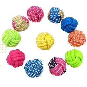 Juguete Ecológico Interactivo para Masticar para Mascotas, Juego de Cuerdas de Algodón Trenzado Lavables para Limpieza Dental, Entrenamiento y Juego, Gran Demanda, Cuerda para Perros - Product Image 1