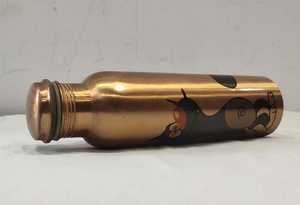 Bouteille d'eau en cuivre pur écologique, design tendance, best-seller, compatible lave-vaisselle, option logo personnalisé pour intérieur, maison, villas - Product Image 5