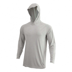 Chemises de pêche personnalisées avec logo, manches longues, anti-UV, à capuche, séchage rapide, légères, pour hommes - Product Image 1