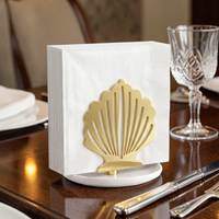Porte-serviettes de luxe en métal pour comptoir, idéal pour les tables à manger élégantes, la décoration de cuisine et l'organisation des serviettes de restaurant