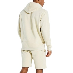 Vêtements de marque personnalisée pour hommes, ensemble 2 pièces d'été décontracté avec t-shirt à manches longues respirant et short à capuche grande taille - Product Image 2
