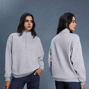 OEM 2026 Wholesale Women's Oversized Sweatshirt Fleece Winter Sweatshirt Customized With Pockets Logo Sweatshirt Women's - Product Image 3