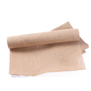 Tissu en toile de jute 100% naturel, écologique, durable, biodégradable, largeur 63 pouces x 100 m, 10 oz / 315 g/m², en rouleau. - Product Image 4