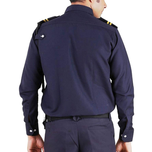 Tenue d'agent de sécurité 2026 avec logo sur chemise et pantalon, 100 % polyester, doublure légère, uniforme d'été pour homme, vente en gros - Product Image 6