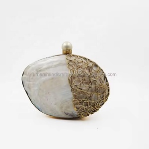 Nuevo diseño Madre de perla Bolso de noche Señora Clutch artesanías de metal Vestido de novia embragues Bolso a bajo precio por LUXURY CRAFTS - Product Image 2