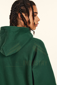 เสื้อฮู้ดดี้ผู้ชายสีน้ำเงินกรมท่า แขนยาว มีกระเป๋าจิงโจ้ - Product Image 2