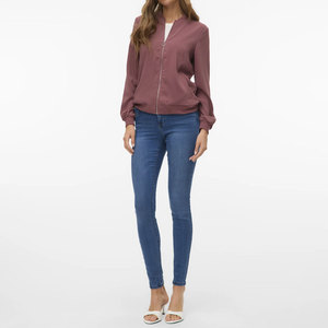 Chaquetas Bomber para Mujer, Último Modelo, Proveedor OEM, Chaquetas Bomber para Mujer con Cierre de Cremallera, Chaqueta Bomber para Mujer - Product Image 1