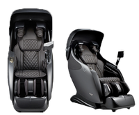 Fauteuil de massage à détection de douleur par IA, capteur de stress EDA, toucher doux 4D, rail SL de 167 cm, thérapie par points d'acupuncture et méridiens