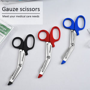 Tijeras para Vendajes de Paramédico Más Vendidas con Mango Antideslizante, Tijeras para Gasa, Tijeras para Trauma ANAAIF ENTERPRISES - Product Image 1