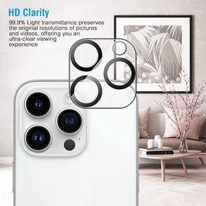 2 Confezioni di Protezioni per Lenti Fotocamera Ultra HD, Vetro Temperato Durezza 9H per Dispositivi Mobili - Product Image 6