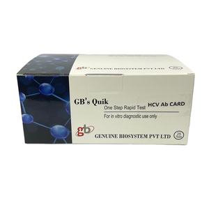 Exhibiting Highest Standard Quality Top Most Selling Diagnosis Use Blood Testing Equipment <strong>HCV</strong> <strong>Rapid</strong> Card <strong>Test</strong> Kit from India - Product Image 1