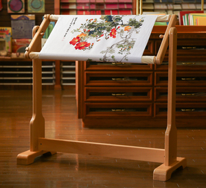 Kit de Punto de Cruz DIY de Paisaje Floral Náutico, Decoración Ecológica para el Hogar, Tarjeta de Felicitación Navideña - Product Image 3