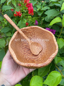 Tazón de Madera de Coco Hecho a Mano, Ecológico, Tazón de Madera Natural, Tazón para Servir Sostenible, Utensilios de Cocina, Exportación al por Mayor - Product Image 6