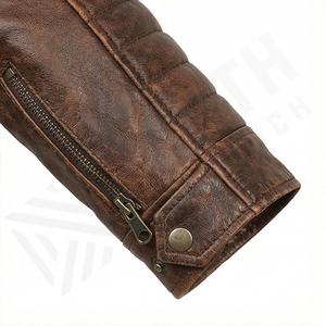 Chaqueta de Motociclista de Cuero Genuino para Hombre de la Mejor Calidad, Nueva Colección de Invierno, Chaquetas de Motocicleta con Protecciones Desmontables Personalizadas - Product Image 6