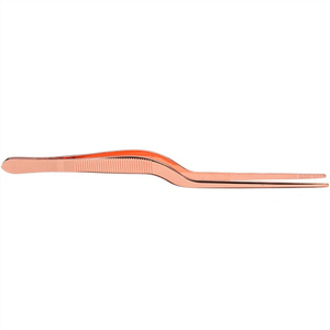 Pince de chef professionnelle en acier inoxydable allemand, idéale pour l'agencement des plats et la préparation culinaire – Ensemble de pinces de cuisine manuelles - Product Image 1
