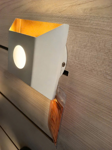 Lampe murale extérieure LED bidirectionnelle blanc chaud LED 5W CRI≥80 CT 3000K Matériel : Acier + Acrylique Hauteur 130mm IP65 - Product Image 5