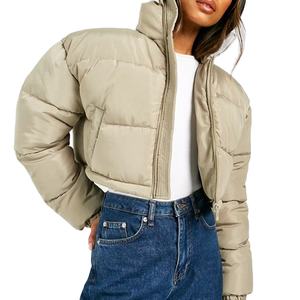 Veste matelassée pour femme imperméable de haute qualité, style bulle, manteau d'hiver avec doublure en nylon et bordure en fourrure 2026 - Product Image 3