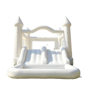 Castillo Inflable con Tobogán de PVC Blanco, Fácil de Instalar, Portátil, para Uso Comercial en Exteriores, Directo de Fábrica THUY LINH - Product Image 6