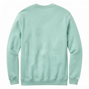 เสื้อฮู้ดผู้ชายสีเขียวอ่อน คุณภาพพรีเมียม ผ้าฟลีซหนานุ่ม แขนยาว ทรงเรียบหรู สำหรับฤดูใบไม้ร่วง ผลิตจากผ้าฝ้าย 100% น้ำหนัก 400 กรัม - Product Image 2