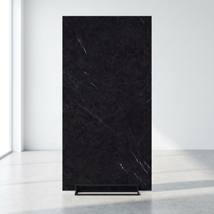Losa de piedra sinterizada negra cósmica, encimera de cocina de alto brillo antiarañazos, azulejos de porcelana de aspecto de mármol sin esmaltar - Product Image 3
