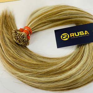 Cabello RUSA de moda en color piano, cabello vietnamita con punta en I para el verano, cabello teñido de doble capa, 100g, nueva técnica - Product Image 5