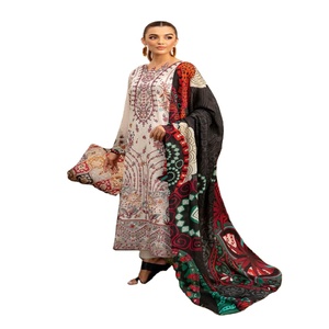 MASHAAL-12หรูหรา ramsha VOL สนามหญ้าคอลเลกชันการเย็บปักถักร้อยหนักเจ้าสาว lehnga salwar kameez - Product Image 1