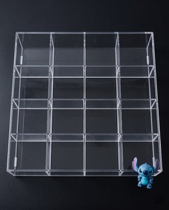 Elegante Mini Vitrina de Exhibición para Figuras de Anime, Acrílico Transparente, a Prueba de Polvo, Moderna, para Almacenamiento y Publicidad - Product Image 4
