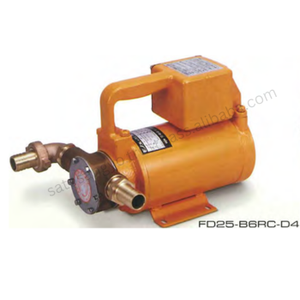 Bomba de impulsor flexible autocebante NIKKISO EIKOFLEX Serie FD DC 24V de bronce marino para transferencia de combustible de achique - Product Image 1