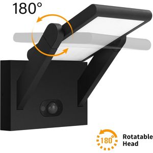 Lampes murales d'extérieur à intensité variable Inowel 11611HB, lampes murales solaires avec détecteur de mouvement, lampes de porche, appliques murales - Product Image 3