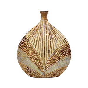 Eco Friendly Handmade Mother of Pearl <b>Decorative</b> <b>Vase</b> from Vietnam Factory - Product Image 1