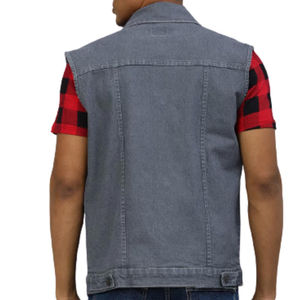 New Private Label Casual Winter <b>Men's</b> <b>Denim</b> <b>Vest</b>-Quick Dry 100% Cotton Down Filled High Quality Outerwear cheap price custom - Product Image 4