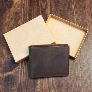 Cartera de cuero para hombre, billetera plegable de cuero genuino con protección RFID, proveedor mayorista OEM, exportación a todo el mundo, premium a precio razonable - Product Image 1