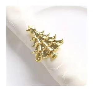 Anillo de servilleta metálico de estilo clásico para decoración de mesa de comedor y arreglo de servilletas - Product Image 2