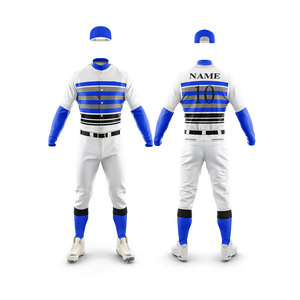 Ensemble de tenue de baseball en tissu doux au toucher, uniforme de sport avec coutures de qualité supérieure, vêtements d'équipe durables - Product Image 6