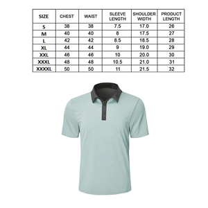 Chemise boutonnée décontractée en polycoton 160g à séchage rapide pour hommes, tricotée unie à manches courtes, avec logo personnalisé sur le devant, fabrication OEM en gros - Product Image 2