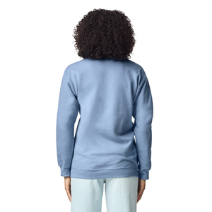 Sudadera de invierno para mujer con cremallera de un cuarto, manga larga, informal, de forro polar suave y cálido, corte regular, con logo estampado y bordado frontal. - Product Image 2