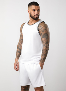 HAWK EYE SPORTS Débardeur de sport pour homme en polyester/coton respirant à séchage rapide avec options de logo multi-positions pour la musculation - Product Image 5